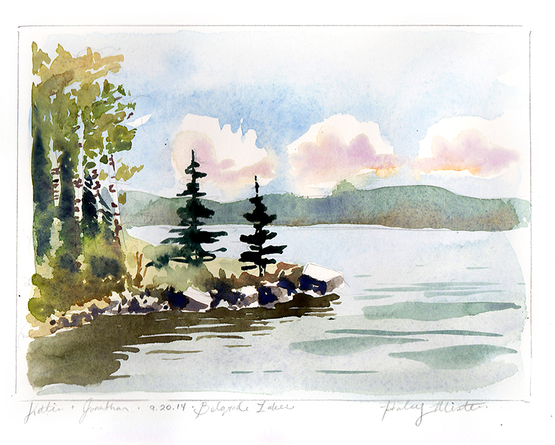 HaleyMistler_belgrade_lake_watercolor